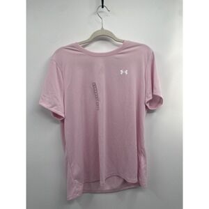 Under Armour Tech T-Shirt Womens XL Prime Pink Short Sleeve Performance NWT